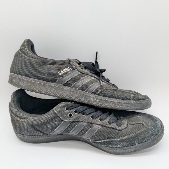 Adidas Shoes Mens Size 8 Samba Hemp Black Athletic Trainer Athletic G66768 E002 - Picture 8 of 15